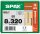 SPAX® Holzbauschrauben T40 Tellerkopf WIROX 0251010803205 8 mm x 320 mm, 50 St.