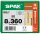 SPAX® Holzbauschrauben T40 Tellerkopf WIROX 0251010803605 8 mm x 360 mm, 50 St.