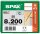 SPAX® Holzbauschrauben T40 Senkkopf WIROX 1201010802005 8 mm x 200 mm, 50 St.