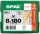 SPAX® Holzbauschrauben T40 Senkkopf WIROX 1201010801805 8 mm x 180 mm, 50 St.
