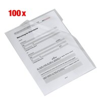 bene Sichthüllen DIN A4 transparent genarbt 0,11 mm,...