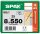 SPAX® Holzbauschrauben T40 Senkkopf WIROX 1201010805505 8 mm x 550 mm, 25 St.