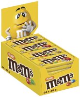 m&ms PEANUT Schokobonbons 24x 45,0 g, 24 St.