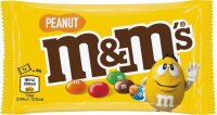 m&ms PEANUT Schokobonbons 24x 45,0 g, 24 St.