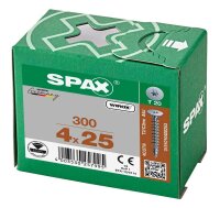SPAX® Rückwandschrauben T20 Flachkopf WIROX 0151010400253 4 mm x 25 mm, 300 St.