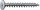 SPAX® Rückwandschrauben T10 Flachkopf WIROX 0151010300303 3 mm x 30 mm, 300 St.