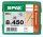 SPAX® Holzbauschrauben T40 Senkkopf WIROX 1201010804505 8 mm x 450 mm, 50 St.