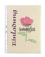 bene Prospekthüllen DIN A4 glasklar glatt 0,08 mm, 100 St.