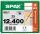 SPAX® Holzbauschrauben T50 Senkkopf WIROX 1201011204005 12 mm x 400 mm, 25 St.