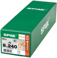 SPAX® Holzbauschrauben T40 Zylinderkopf WIROX 1221010802405 8 mm x 240 mm, 50 St.