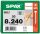 SPAX® Holzbauschrauben T40 Zylinderkopf WIROX 1221010802405 8 mm x 240 mm, 50 St.