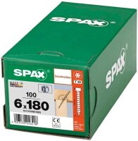 SPAX® Holzbauschrauben T30 Zylinderkopf WIROX 1211010601805 6 mm x 180 mm, 100 St.