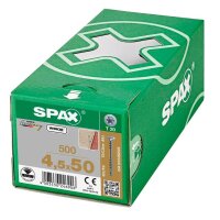 SPAX® Verlegeschrauben T20 Senkkopf WIROX 0541010450505 4,5 mm x 50 mm, 500 St.