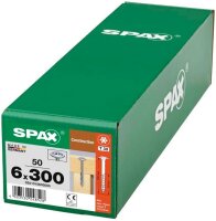 SPAX® Holzbauschrauben T30 Tellerkopf WIROX 0251010603005 6 mm x 300 mm, 50 St.