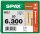 SPAX® Holzbauschrauben T30 Tellerkopf WIROX 0251010603005 6 mm x 300 mm, 50 St.