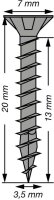 SPAX® Universalschrauben T20 Senkkopf BLAX 1191040350203 3,5 mm x 20 mm, 200 St.