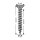 SPAX® Universalschrauben T20 Senkkopf BLAX 1191040400603 4 mm x 60 mm, 200 St.