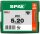 SPAX® Universalschrauben T20 Senkkopf BLAX 1191040500203 5 mm x 20 mm, 200 St.