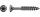 SPAX® Fassadenschrauben T20 Linsensenkkopf BLAX A2 25170404505021 4,5 mm x 50 mm, 200 St.