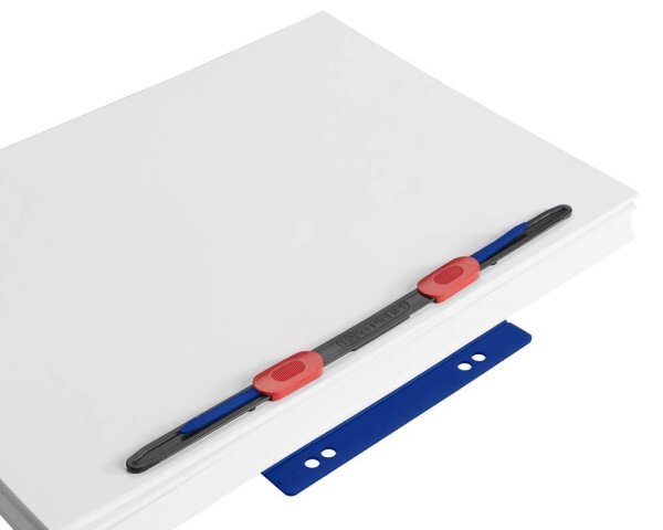 HASenPfeil ® 1 Heftstreifen für 500 Blatt blau Kunststoff, 20 St.