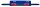 HASenPfeil ® 1 Heftstreifen für 500 Blatt blau Kunststoff, 20 St.