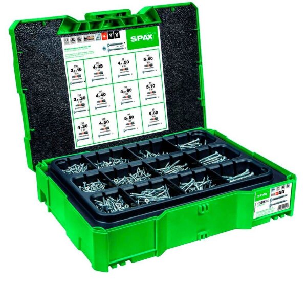 SPAX® Holzbauschrauben-Sortiment systainer T-Loc I WIROX 5000009172009