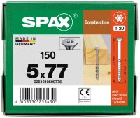SPAX® Universalschrauben T20 Tellerkopf WIROX 0251010500775 5 mm x 77 mm, 150 St.