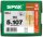 SPAX® Universalschrauben T20 Tellerkopf WIROX 0251010501075 5 mm x 107 mm, 150 St.