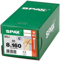 SPAX® Holzbauschrauben T40 Zylinderkopf WIROX 1221010801605 8 mm x 160 mm, 50 St.