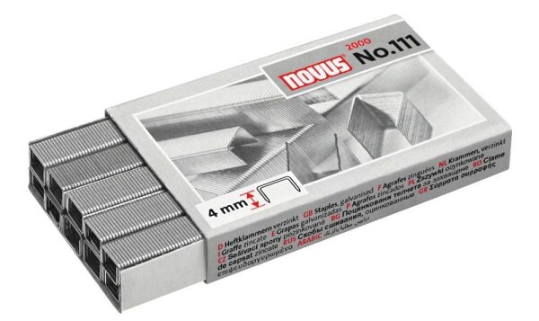 novus Heftklammern No.111, 2.000 St.