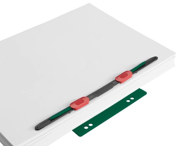 HASenPfeil ® 1 Heftstreifen für 500 Blatt grün Kunststoff, 20 St.