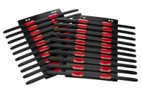 HASenPfeil ® 1 Heftstreifen für 500 Blatt schwarz Kunststoff, 20 St.