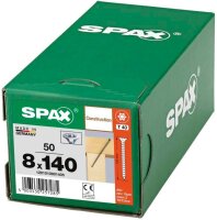 SPAX® Holzbauschrauben T40 Senkkopf WIROX 1201010801405 8 mm x 140 mm, 50 St.
