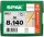 SPAX® Holzbauschrauben T40 Senkkopf WIROX 1201010801405 8 mm x 140 mm, 50 St.