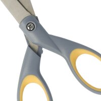 WESTCOTT Papierschere TITANIUM Super grau-gelb 13,0 cm