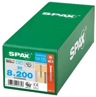 SPAX® Universalschrauben T40 Senkkopf Edelstahl A2 0197000802005 8 mm x 200 mm, 50 St.
