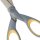 WESTCOTT Papierschere TITANIUM Super grau-gelb 21,0 cm