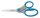 WESTCOTT Papierschere Microban Softgrip grau-blau 18,0 cm