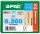 SPAX® Holzbauschrauben T40 Tellerkopf Edelstahl A2 0257000802605 8 mm x 260 mm, 50 St.
