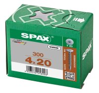 SPAX® Rückwandschrauben T20 Flachkopf WIROX 0151010400203 4 mm x 20 mm, 300 St.