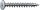 SPAX® Rückwandschrauben T20 Flachkopf WIROX 0151010400203 4 mm x 20 mm, 300 St.