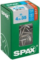 SPAX® Spenglerschrauben T20 Linsensenkkopf A2...