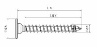 SPAX® Rückwandschrauben T10 Flachkopf WIROX 0151010300203 3 mm x 20 mm, 300 St.