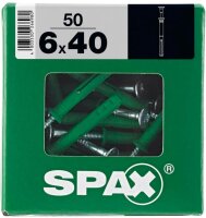SPAX®  4861080600406 Nageldübel Ø 6 mm x 40 mm, 50 St.