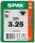 SPAX® Universalschrauben T10 Senkkopf BLAX 1191040300253 3 mm x 25 mm, 200 St.