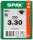 SPAX® Universalschrauben T10 Senkkopf BLAX 1191040300303 3 mm x 30 mm, 200 St.