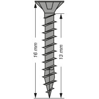 SPAX® Universalschrauben T20 Senkkopf BLAX 1191040400163 4 mm x 16 mm, 200 St.