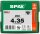 SPAX® Universalschrauben T20 Senkkopf BLAX 1191040400353 4 mm x 35 mm, 200 St.