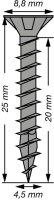 SPAX® Universalschrauben T20 Senkkopf BLAX 1191040450253 4,5 mm x 25 mm, 200 St.