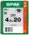 SPAX® Universalschrauben T20 Senkkopf BLAX 1191040450203 4,5 mm x 20 mm, 200 St.